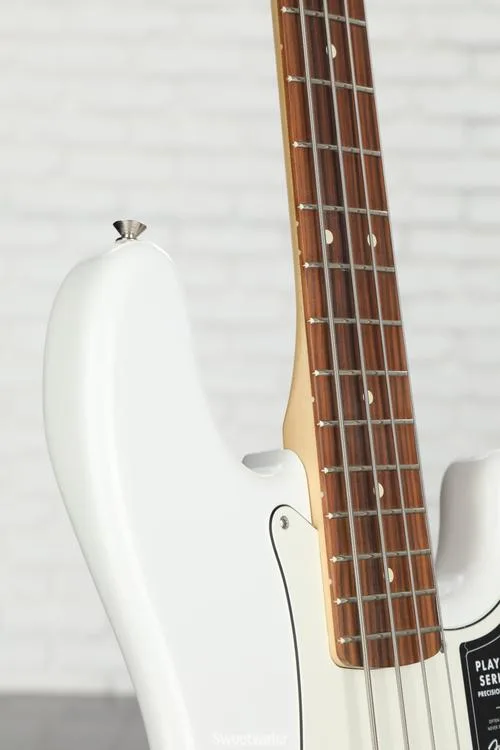  Fender Player Precision Bass - Polar White with Pau Ferro Fingerboard