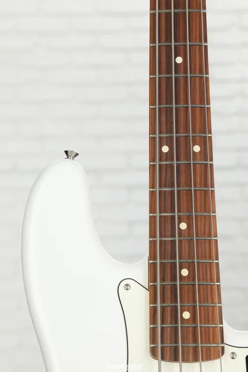  Fender Player Precision Bass - Polar White with Pau Ferro Fingerboard