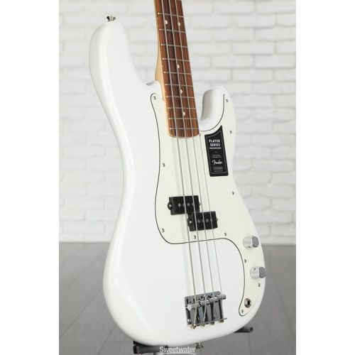  Fender Player Precision Bass - Polar White with Pau Ferro Fingerboard