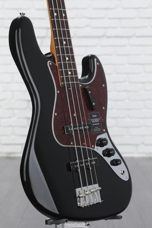  Fender Vintera II '60s Jazz Bass - Black with Rosewood Fingerboard