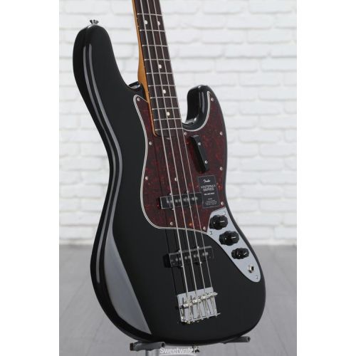  Fender Vintera II '60s Jazz Bass - Black with Rosewood Fingerboard