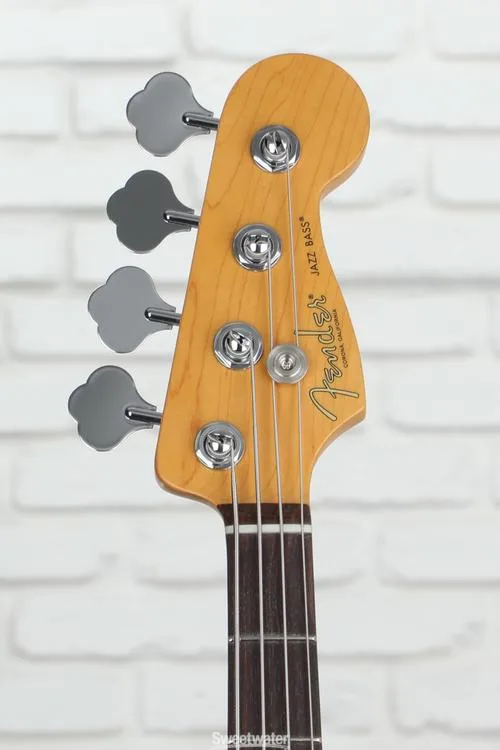  Fender American Professional II Jazz Bass - Mercury with Rosewood Fingerboard