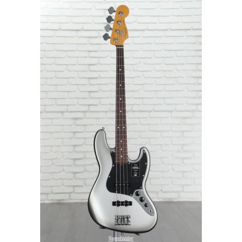  Fender American Professional II Jazz Bass - Mercury with Rosewood Fingerboard