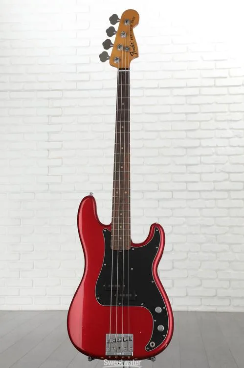  Fender Nate Mendel Precision Bass - Road Worn Candy Apple Red