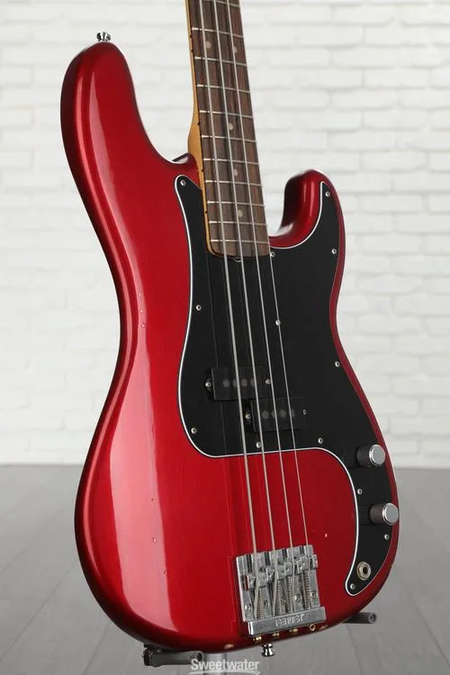  Fender Nate Mendel Precision Bass - Road Worn Candy Apple Red