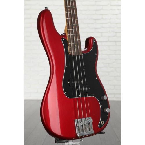  Fender Nate Mendel Precision Bass - Road Worn Candy Apple Red