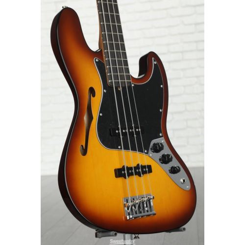  Fender Limited-edition Suona Jazz Bass Thinline - Violin Burst