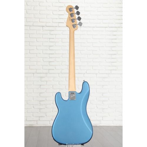  Fender American Performer Precision Bass - Satin Lake Placid Blue with Maple Fingerboard