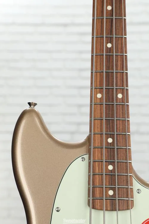  Fender Player Mustang Bass PJ - Firemist Gold