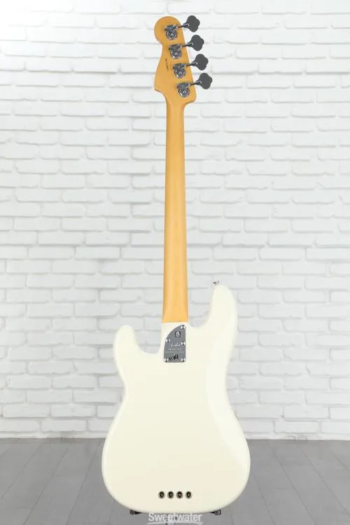  Fender American Professional II Precision Bass - Olympic White with Maple Fingerboard