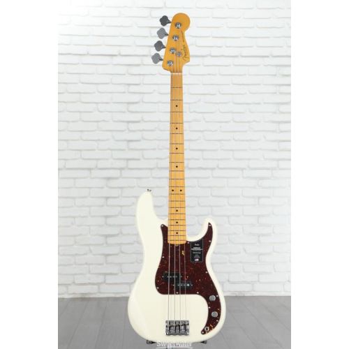  Fender American Professional II Precision Bass - Olympic White with Maple Fingerboard