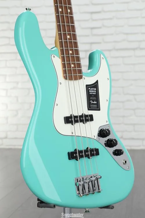  Fender Player Jazz Bass - Sea Foam Green with Pau Ferro Fingerboard