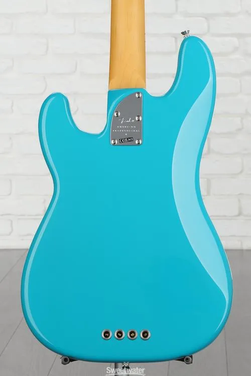  Fender American Professional II Precision Bass - Miami Blue with Maple Fingerboard