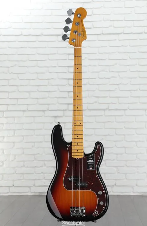  Fender American Professional II Precision Bass - 3 Color Sunburst with Maple Fingerboard