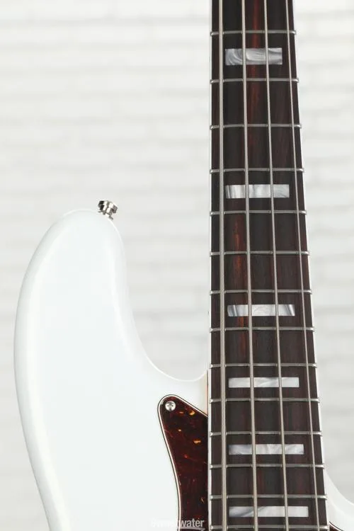  Fender American Ultra Jazz Bass - Arctic Pearl with Rosewood Fingerboard