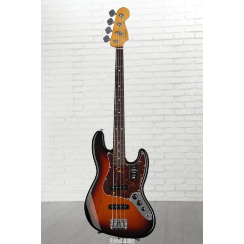  Fender American Professional II Jazz Bass - 3 Color Sunburst with Rosewood Fingerboard