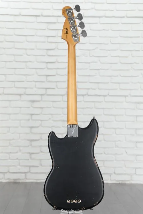  Fender JMJ Road Worn Mustang Bass - Black