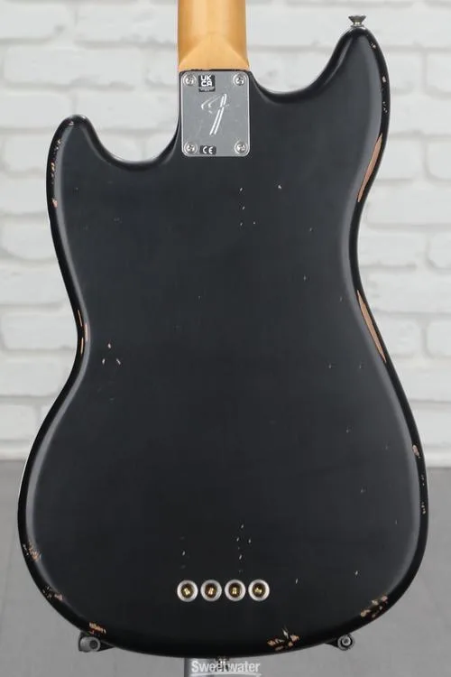  Fender JMJ Road Worn Mustang Bass - Black