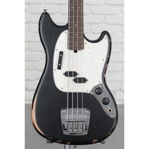  Fender JMJ Road Worn Mustang Bass - Black