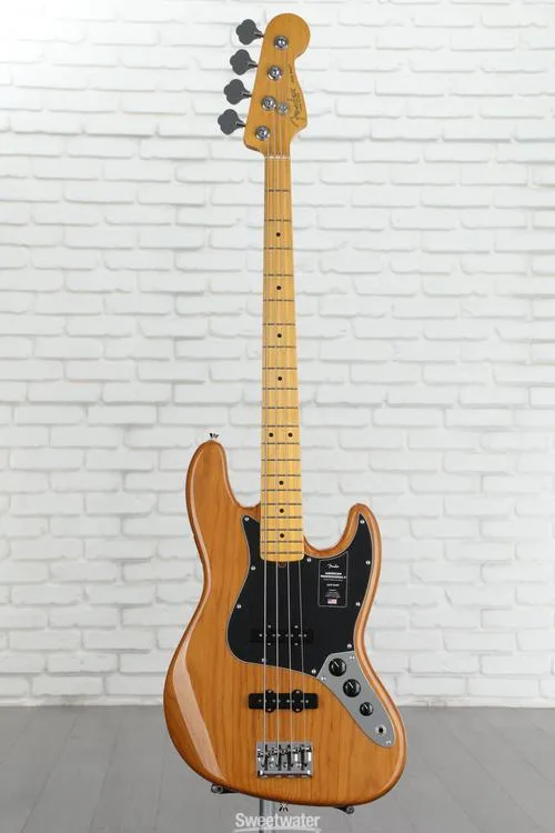  Fender American Professional II Jazz Bass - Roasted Pine with Maple Fingerboard