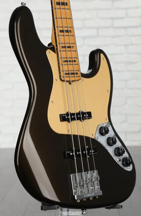  Fender American Ultra Jazz Bass - Texas Tea with Maple Fingerboard