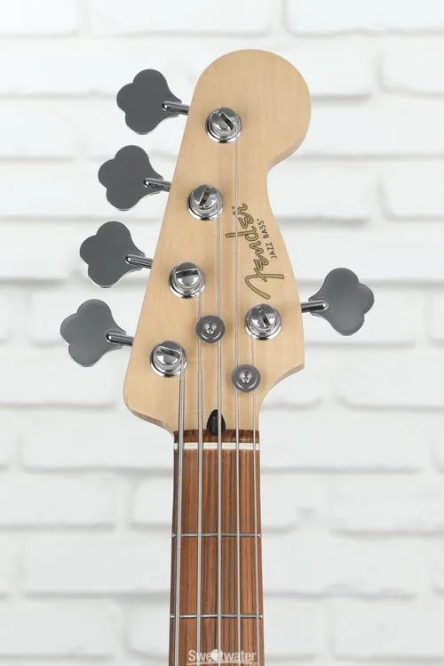  Fender Player Jazz Bass V - Polar White with Pau Ferro Fingerboard Demo