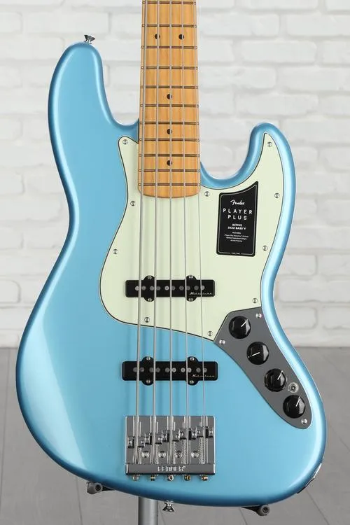 Fender Player Plus Active Jazz Bass V - Opal Spark with Maple Fingerboard Demo