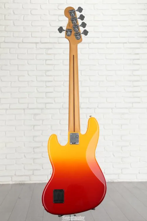  Fender Player Plus Active Jazz Bass V - Tequila Sunrise with Pau Ferro Fingerboard