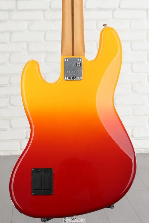  Fender Player Plus Active Jazz Bass V - Tequila Sunrise with Pau Ferro Fingerboard