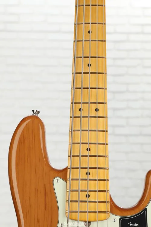  Fender American Professional II Jazz Bass V - Roasted Pine with Maple Fingerboard Demo