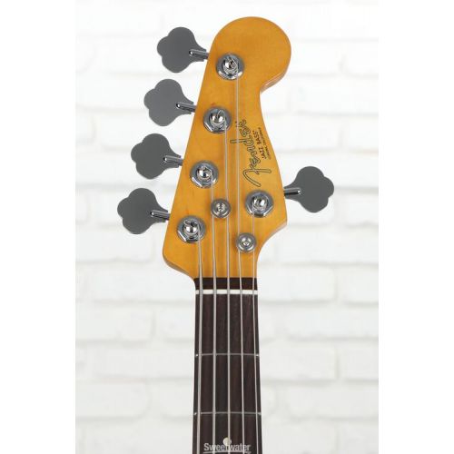  Fender American Professional II Jazz Bass V - 3 Color Sunburst with Rosewood Fingerboard