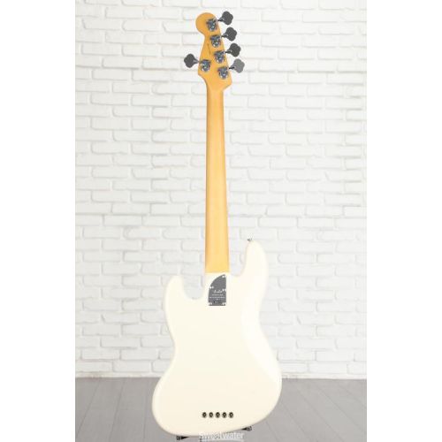  Fender American Professional II Jazz Bass V - Olympic White with Rosewood Fingerboard