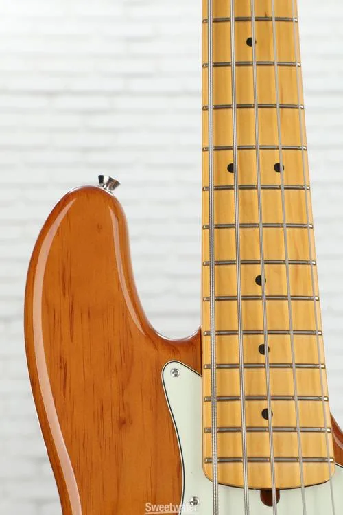  Fender American Professional II Jazz Bass V - Roasted Pine with Maple Fingerboard