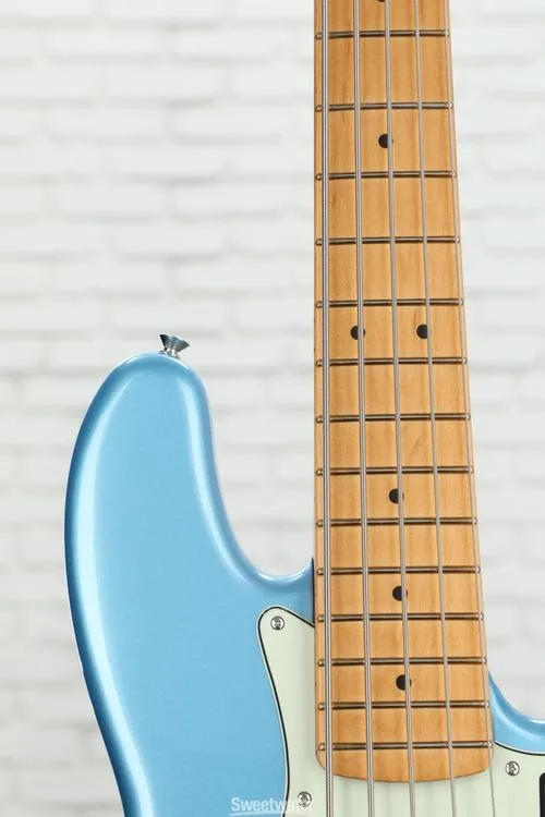  Fender Player Plus Active Jazz Bass V - Opal Spark with Maple Fingerboard