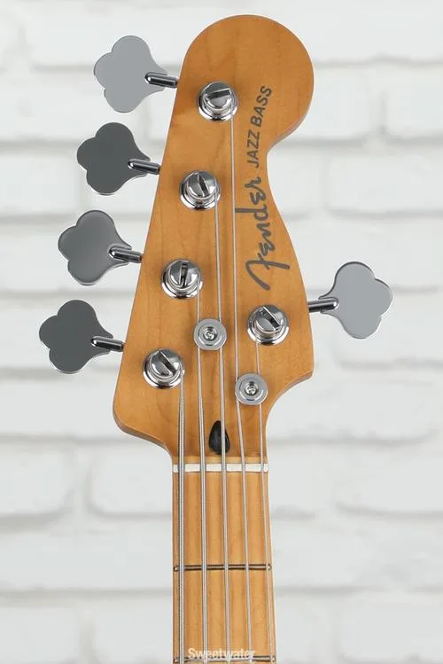  Fender Player Plus Active Jazz Bass V - Opal Spark with Maple Fingerboard