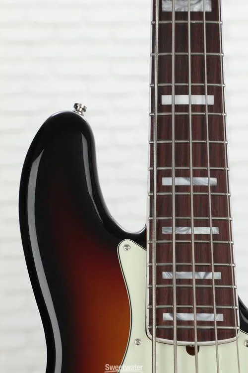  Fender American Ultra Jazz Bass V - Ultraburst with Rosewood Fingerboard