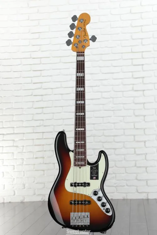  Fender American Ultra Jazz Bass V - Ultraburst with Rosewood Fingerboard