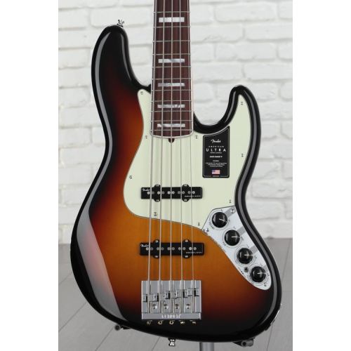  Fender American Ultra Jazz Bass V - Ultraburst with Rosewood Fingerboard