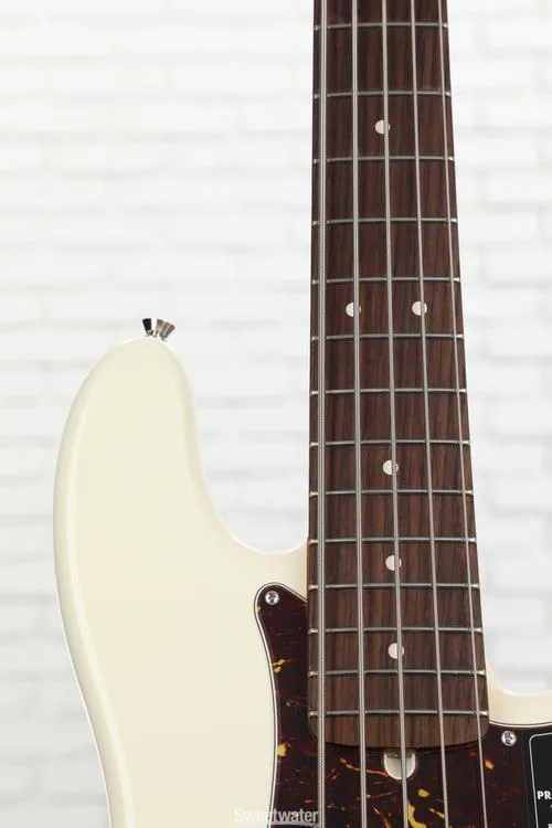  Fender American Professional II Precision Bass V - Olympic White with Rosewood Fingerboard