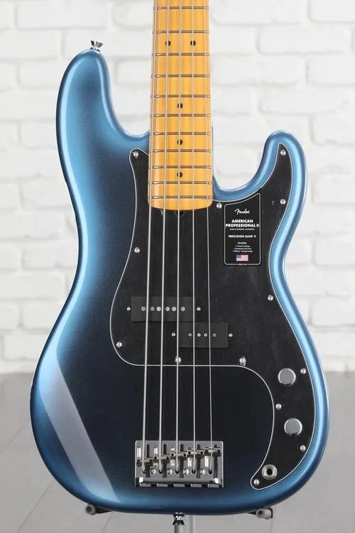 Fender American Professional II Precision Bass V - Dark Night with Maple Fingerboard