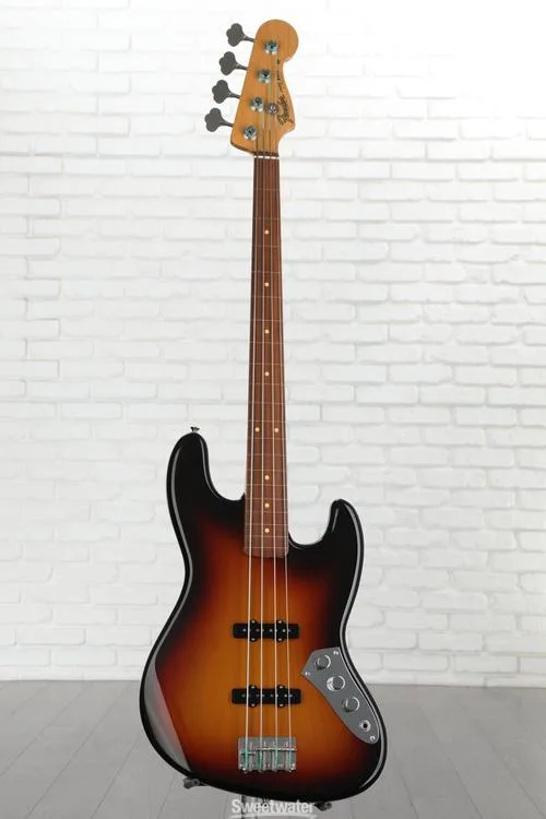  Fender Jaco Pastorius Fretless Jazz Bass - 3-Color Sunburst Demo