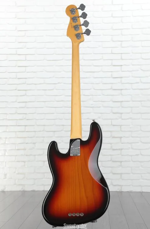  Fender American Professional II Jazz Bass Fretless - 3 Color Sunburst with Rosewood Fingerboard