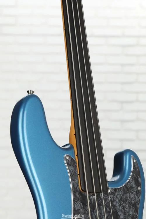  Fender Tony Franklin Fretless Precision Bass - Lake Placid Blue