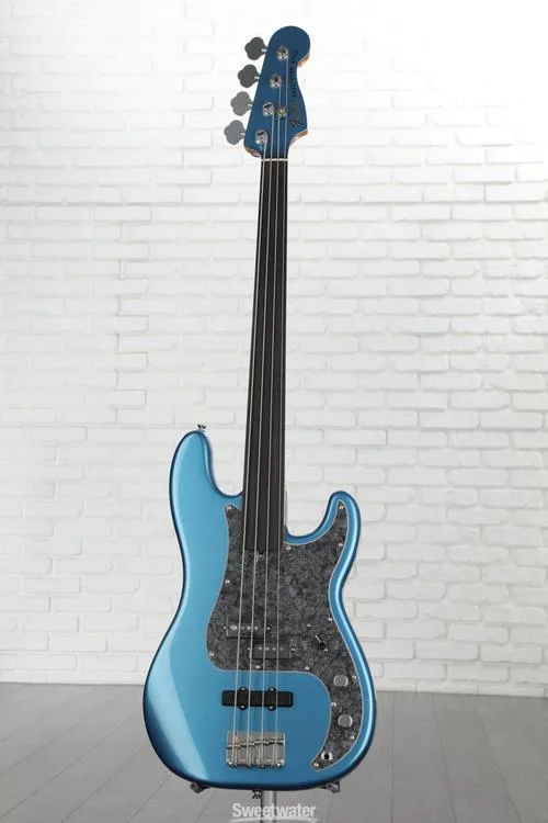  Fender Tony Franklin Fretless Precision Bass - Lake Placid Blue