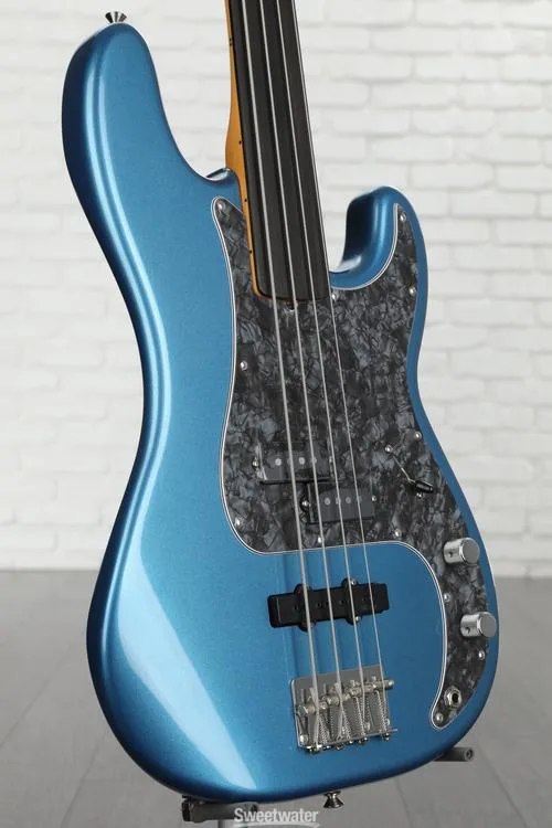  Fender Tony Franklin Fretless Precision Bass - Lake Placid Blue