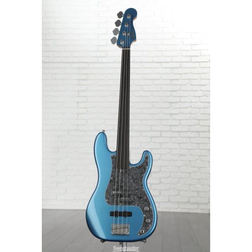  Fender Tony Franklin Fretless Precision Bass - Lake Placid Blue