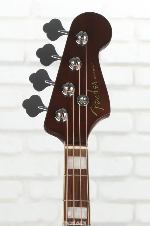  Fender Kingman Acoustic-electric Bass - Shaded Edge Burst Demo