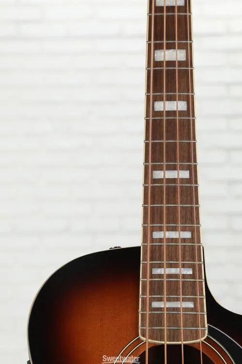  Fender Kingman Acoustic-electric Bass - Shaded Edge Burst Demo