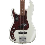 Fender Player Plus Active Precision Bass Guitar Left-handed - Olympic Pearl with Pau Ferro Fingerboard