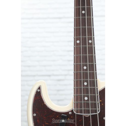  Fender American Vintage II 1966 Left-handed Jazz Bass - Olympic White